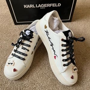 Karl Lagerfeld White Sneakers - size 7